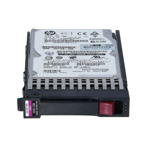 Жесткий диск HP 300GB 6G SAS 10K rpm SFF (2.5-inch) Dual Port Enterprise Hard Drive (507284-001)