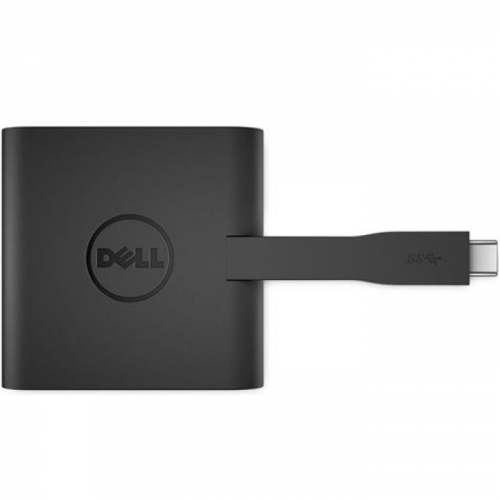 Адаптер Dell USB-C- HDMI/VGA/Ethernet/USB 3.0 Black (470-ABRY) фото 2
