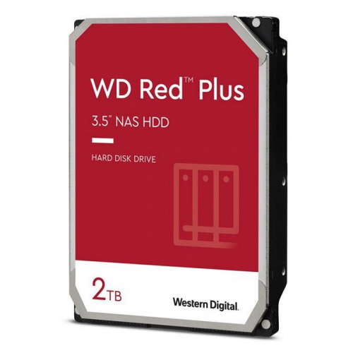 Жесткий диск WD Red Plus WD20EFZX 2 TB LFF HDD (WD20EFZX)