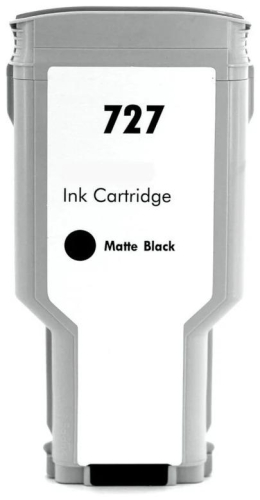 Картридж/ HP 727 Matte Black для Designjet T920/ T930/ T930PS/ T1500/ T1530/ T1530PS/ T2500/ T2530/ T2530PS 300-ml (C1Q12A) White Box With Chip (OC-C1Q12A)