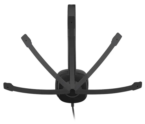 Гарнитура Logitech H151, черная, 1 x 3.5мм, элементы управления на кабеле, кабель 1.8м (981-000590) фото 4