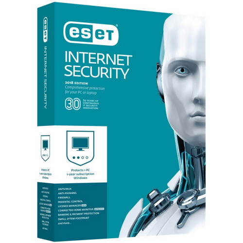 Антивирус ESET NOD32 Internet Security 1 год 5 устр. продление (NOD32-EIS-RN(EKEY)-1-5)