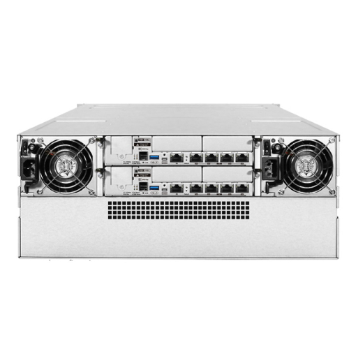 *СХД Infortrend EonStor GS 2024 GS2024RTC0F0D-8U32 (24х3.5, 4U, High IOPS, Dual Redundant Controller incl: 4x4GB, 8x1GbE RJ-45 ports, 4 FREE host board slots, 2x 12Gb SAS ext ports, 2x (PSU 460W+FAN/ SuperCap.+Flash), Rackmount kit) фото 3