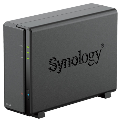 *Система хранения данных Synology DS124 настольное исполнение 1BAY NO HDD фото 2