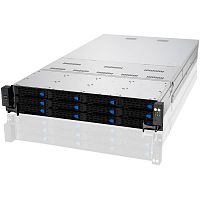 Серверная платформа Asus RS720A-E11-RS12/ 2x SP3/ noRAM (x32)/ noHDD (up 12LFF)/ noODD/ 2x 10Gb/ 2x 1600W (up 2) (90SF01G3-M01260)