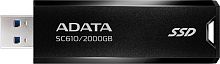 SSD внешний жесткий диск USB 3.2 2TB BLACK SC610-2000G-CBK/ RD ADATA (SC610-2000G-CBK/RD)