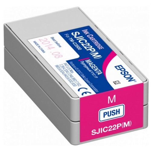 Картридж Epson SJIC22P M, пурпурный, для TM-C3500 (C33S020603)