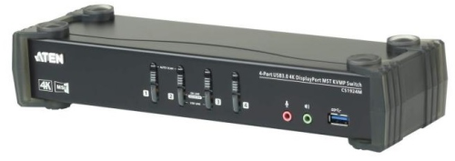 ATEN 4P USB 3 4K DisplayPort MST KVMP Switch (CS1924M-AT-G)