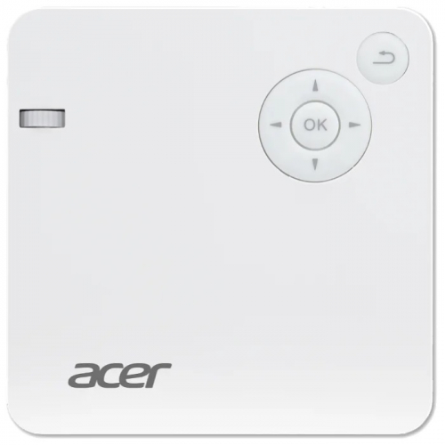 Проектор Acer C202i, LED, WVGA, 300Lm, 5.000:1, WiFi, White (MR.JR011.001) фото 4