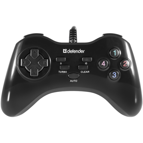 DEFENDER GAME MASTER G2 геймпад (13 кнопок, 2 мини-джойстика, 8-позиционный переключатель, USB) (64258)