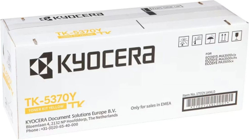 Картридж лазерный Kyocera TK-5370Y 1T02YJANL0 желтый (5000стр.) для Kyocera PA3500cx/ MA3500cix/ MA3500cifx
