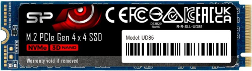 Накопитель SSD Silicon Power PCIe 4.0 x4 2TB SP02KGBP44UD8505 M-Series UD85 M.2 2280