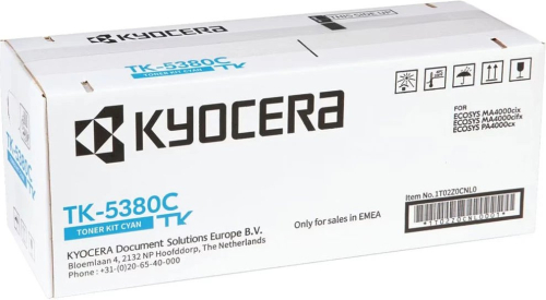Картридж лазерный Kyocera TK-5380C 1T02Z0CNL0 голубой (10000стр.) для Kyocera PA4000cx/ MA4000cix/ MA4000cifx