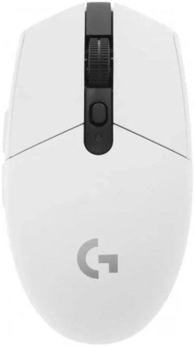 Мышь Logitech G304 Lightspeed белый оптическая (12000dpi) беспроводная USB (5but) (910-005295)