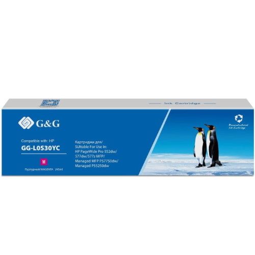 Картридж струйный G&G GG-L0S30YC 976YC пурпурный 245 мл. для HP PW Pro 577/ 552/ Enterprise 556/ 586