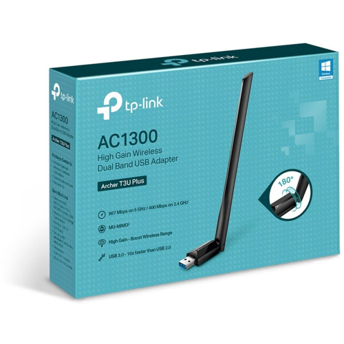 WiFi-адаптер TP-Link Archer T3U Plus USB (ARCHER T3U PLUS) фото 2