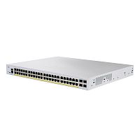 CBS350 48x10/ 100/ 1000 PoE+ ports 370W power budget, 4x 1Gb SFP uplink, 1xFan, Mounting Kit, CBS350-48P-4G (CBS350-48P-4G-CN)
