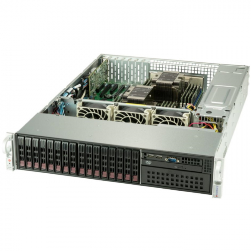 Серверная платформа Supermicro SuperServer 2029P-C1R/ noCPU (2x 3647)/ noRAM (x16)/ no HDD (up 8SFF)/ BCM 3108 + Int. RAID/ 2x 1GbE/ 2x 1200W (up 2) (SYS-2029P-C1R) фото 2