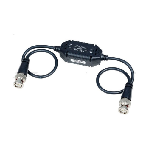 Изолятор/ SC&T Изолятор коаксиального кабеля (HDCVI/ HDTVI/ AHD) для защиты от искажений по земле, длина линии видеосигнала не более 200м. Пассивный, питания не требует (GL001HDP)