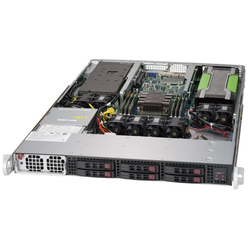 Серверная платформа Supermicro SuperServer 1019GP-TT/ noHDD (up 6SFF)/ 2x 10Gb/ 1x 1400W (SYS-1019GP-TT)