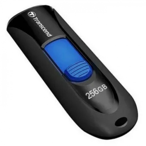 Флеш-накопитель Transcend 256Gb Jetflash 790 USB 3.0 Black/ blue (TS256GJF790K)