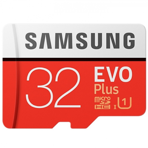 Карта памяти Samsung EVO Plus microSDHC 32GB Class10 (MB-MC32GA/RU)