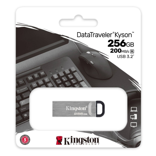 USB-флешка Kingston DataTraveler Kyson 256 ГБ USB 3.1 (DTKN/ 256GB) (DTKN/256GB) фото 3