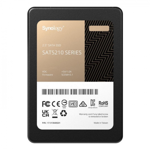 Твердотельный накопитель 480GB SSD Synology SAT5210, 2.5
