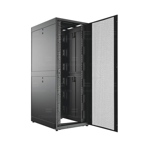 Шкаф серверный C3Solution Шкаф серверный C3 C3.RF4209 42U 800*1200, черный, дверь перф