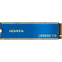ADATA SSD LEGEND 710, 512GB, M.2(22x80mm), NVMe 1.4, PCIe 3.0 x4, 3D NAND, R/ W 2400/ 1000MB/ s, IOPs 90 000/ 150 000, TBW 130, DWPD 0.23, with t Heat Sink (ALEG-710-512GCS)