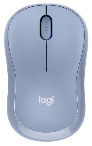 Мышь Logitech M221 синий, серый оптическая беспроводная USB (910-006111)