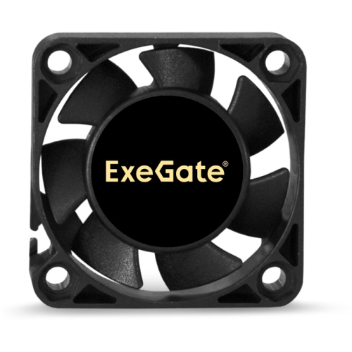 Exegate EX166186RUS Вентилятор ExeGate Mirage-S 40x40x10 подшипник скольжения, 5500 RPM, 23dB, 3pin фото 3