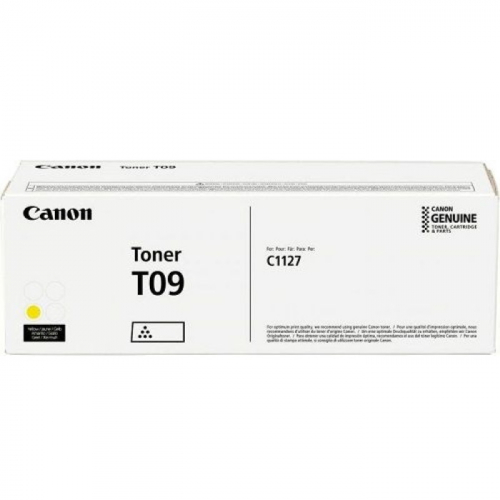 Тонер Canon T09 YL 3017C006 желтый туба 5900 страниц для копира i-SENSYS X C1127iF, C1127i, C1127P