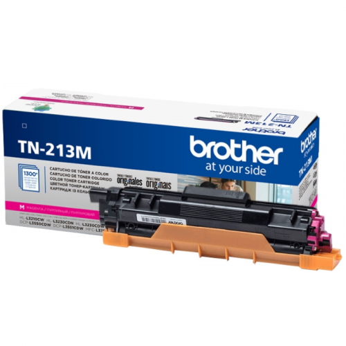 Картридж Brother TN213M пурпурный 1300 страниц для HLL3230CDWR1/ DCPL3550CDWR1/ MFCL3770CDWR1