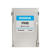 Твердотельный накопитель SSD 800GB KIOXIA Enterprise, 2.5" 15mm (SFF), SAS 24Gbit/ s, Write Intensive, R4150/ W2700MB/ s, IOPS(R4K) 595K/ 466K, MTTF 2,5M, 10 DWPD, TLC (KPM61MUG800G)