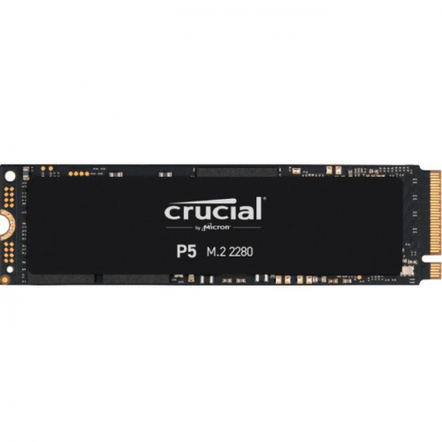 Твердотельный накопитель Crucial P5 SSD 500GB, M.2 2280, PCIe Gen 3.0, NVMe, R3400/W3000, 300 TBW (CT500P5SSD8)