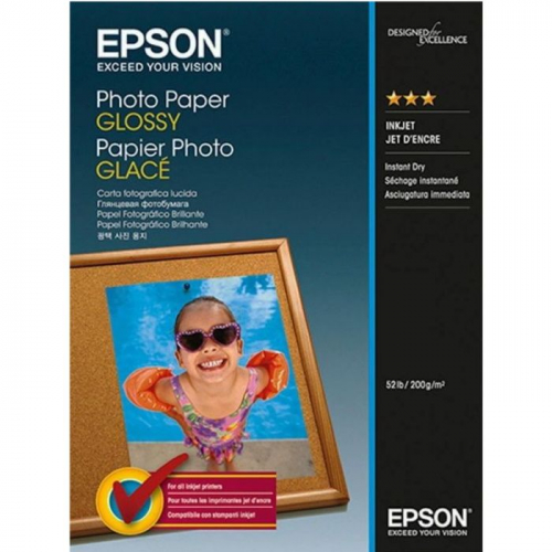 Фотобумага EPSON Photo Paper Glossy 10x15 см/ 200 г/м²/ 50л для струйной печати (C13S042547)
