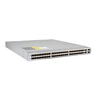 Коммутатор CISCO N3K-C3064PQ-10GX 48x 10Gb SFP+, 4x 40Gb QSFP+ uplink, Layer 3 (Base Services Package (лицензия N3K-BAS1K9)), 2x PS 400W AC, FAN (Port Side Intake), DRAM 4GB