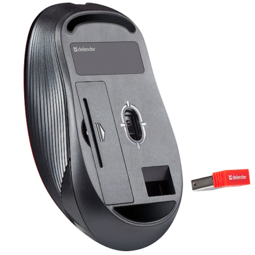 *Мышка Defender GASSA MM-105 USB OPTICAL WRL TURQUOISE (52102) фото 3