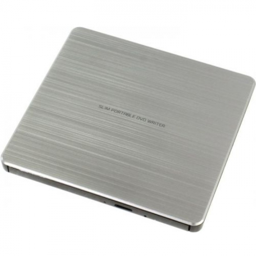 Оптический привод LG DVD-RW внешний Slim USB 2.0 Silver RTL (GP60NS60.AUAE12S)