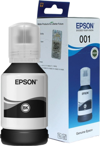 Чернила Epson 001 C13T03Y198 черный 127мл для Epson L4150/ L4160/ L6160/ L6170/ L6190