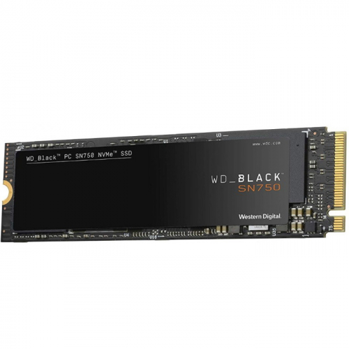 Твердотельный накопитель SSD 4TB Western Digital Black SN750, M2.2280, PCI-E 3.0 x4 NVMe, 3D NAND, без радиатора (WDS400T3X0C)