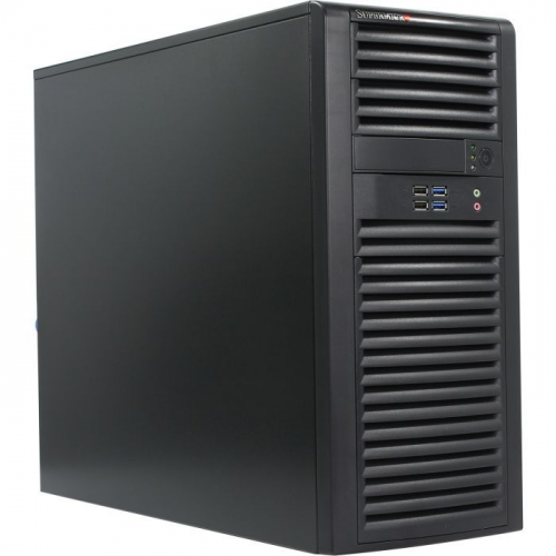Серверная платформа Supermicro 5039A-iL/ noCPU (x1)/ noRAM (x4)/ noHDD (up 4LFF)/ noODD/ iC236/ 2x GbE/ 1x 500W (up 2) (SYS-5039A-IL)