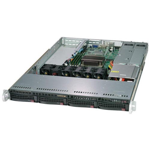 Серверная платформа Supermicro SuperServer 5019C-WR/ 1x LGA 1151v2/ x4 DIMM/ up 4LFF/ 2x 500W (SYS-5019C-WR)