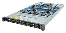 *Серверная платформа GIGABYTE 1U rack Xeon Scalable Max CPU 2 USB 3.2 Наличие SATA 3.0 DDR5 Количество слотов памяти 32 1600 Вт 12x2.5" SAS/ SATA Hot-swap Форм-фактор 3,5" (R183-S92-AAD1)