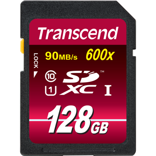Transcend 128GB SDXC Class 10 UHS-I 600x (Ultimate) (TS128GSDXC10U1)
