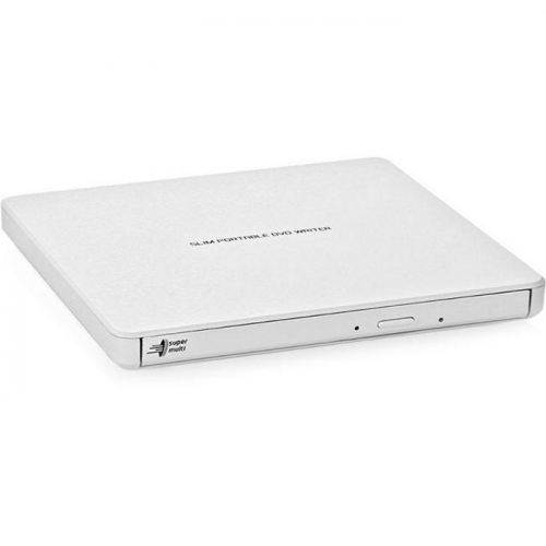 Оптический привод LG DVD-RW ext. White Slim Ret. USB2.0 (GP60NW60.AUAE12W)