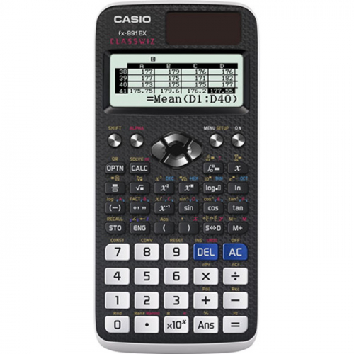 Калькулятор научный Casio Classwiz FX-991EX черный 10+2-разр. (FX-991EX-S-ET-V)