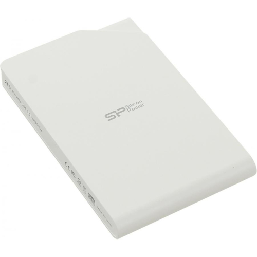 Внешний жесткий диск Portable Hard Disk Silicon Power Stream S03 2Tb, USB 3.2, White (SP020TBPHDS03S3W) фото 3