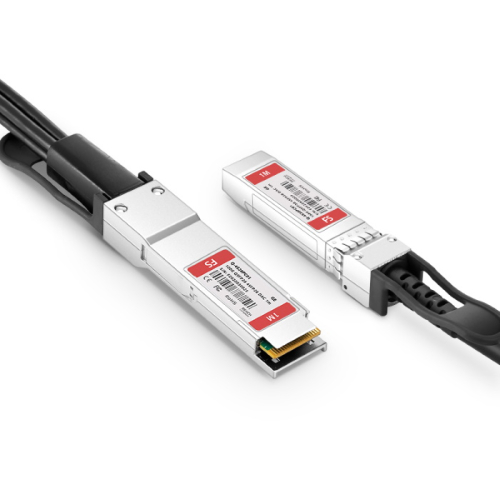 *Твинаксиальный медный кабель Customized 100G QSFP28 to 4x25G SFP28 Passive Direct Attach Copper Breakout Cable Compatible Brands 2m (Q-4S28PC02) фото 2